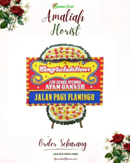 Sewa Papan Bunga Marga Tiga